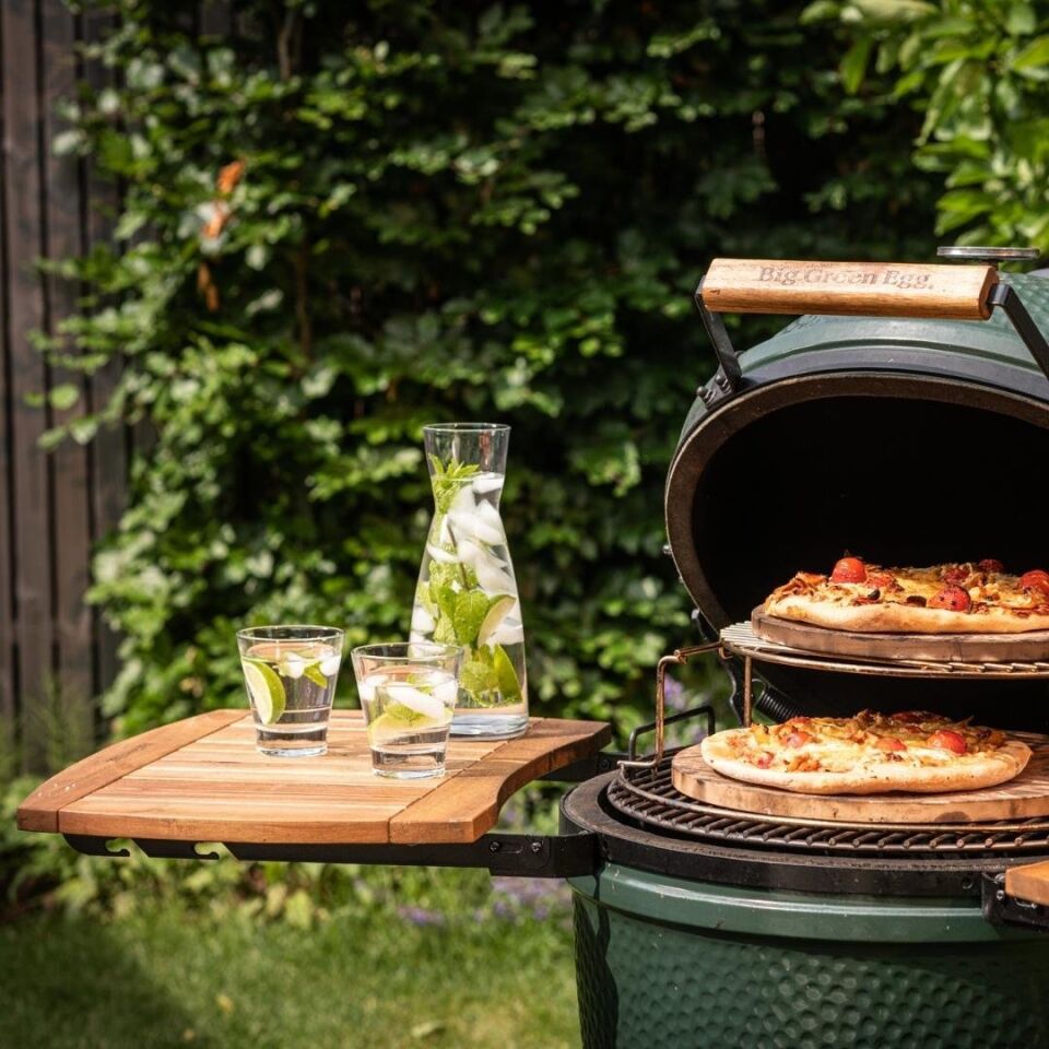 Big Green Egg Ahşap EGG Mates Yan Sehpa Large