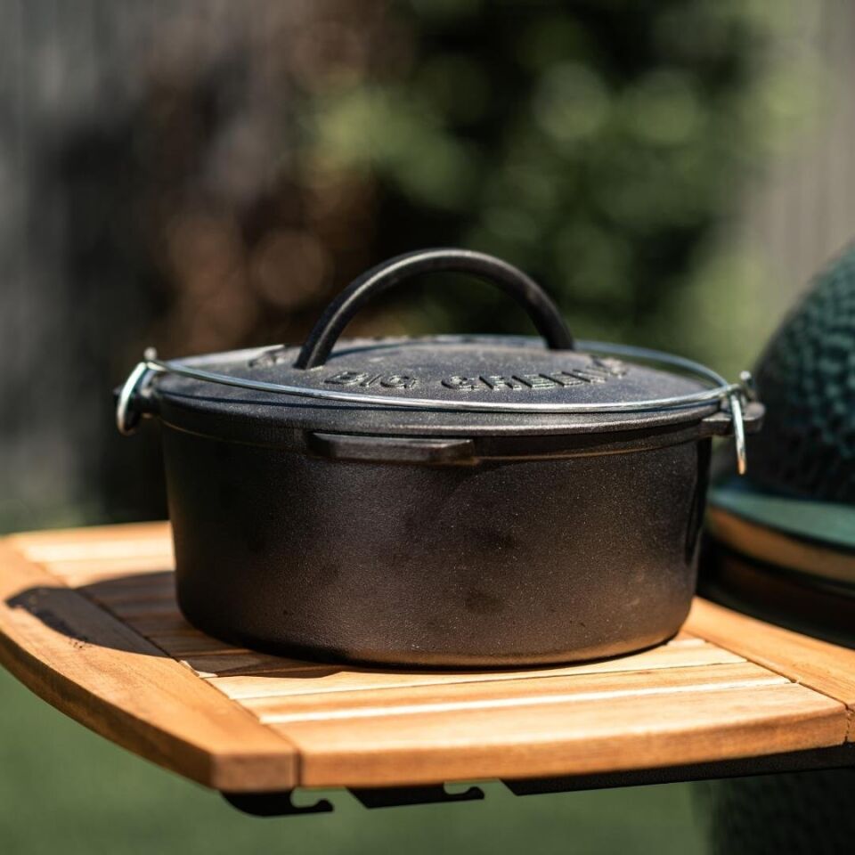 Big Green Egg Ahşap EGG Mates Yan Sehpa Large