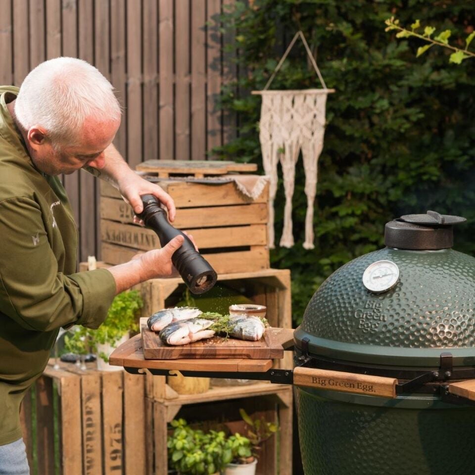 Big Green Egg Ahşap EGG Mates Yan Sehpa Large