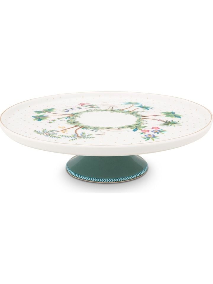 Beyaz Porselen Kek Standı 21 Cm Jolie Collection by Pip Studio