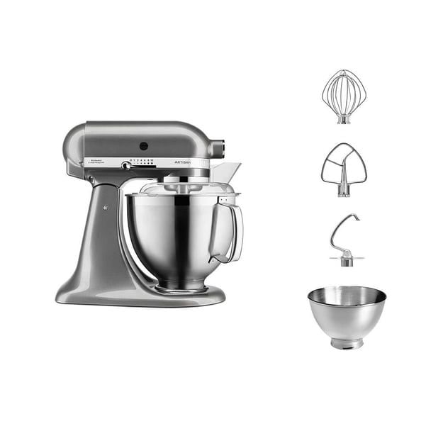 KitchenAid  Artisan 4,8 L Stand Mikser Medallion Silver 5KSM185PSEMS