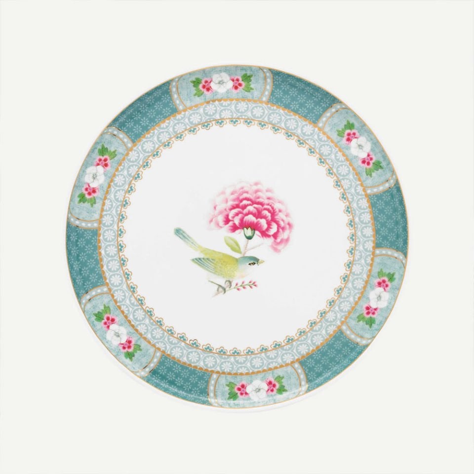 Mavi Porselen Kek Standı 21 Cm Blushing Birds Collection by Pip Studio