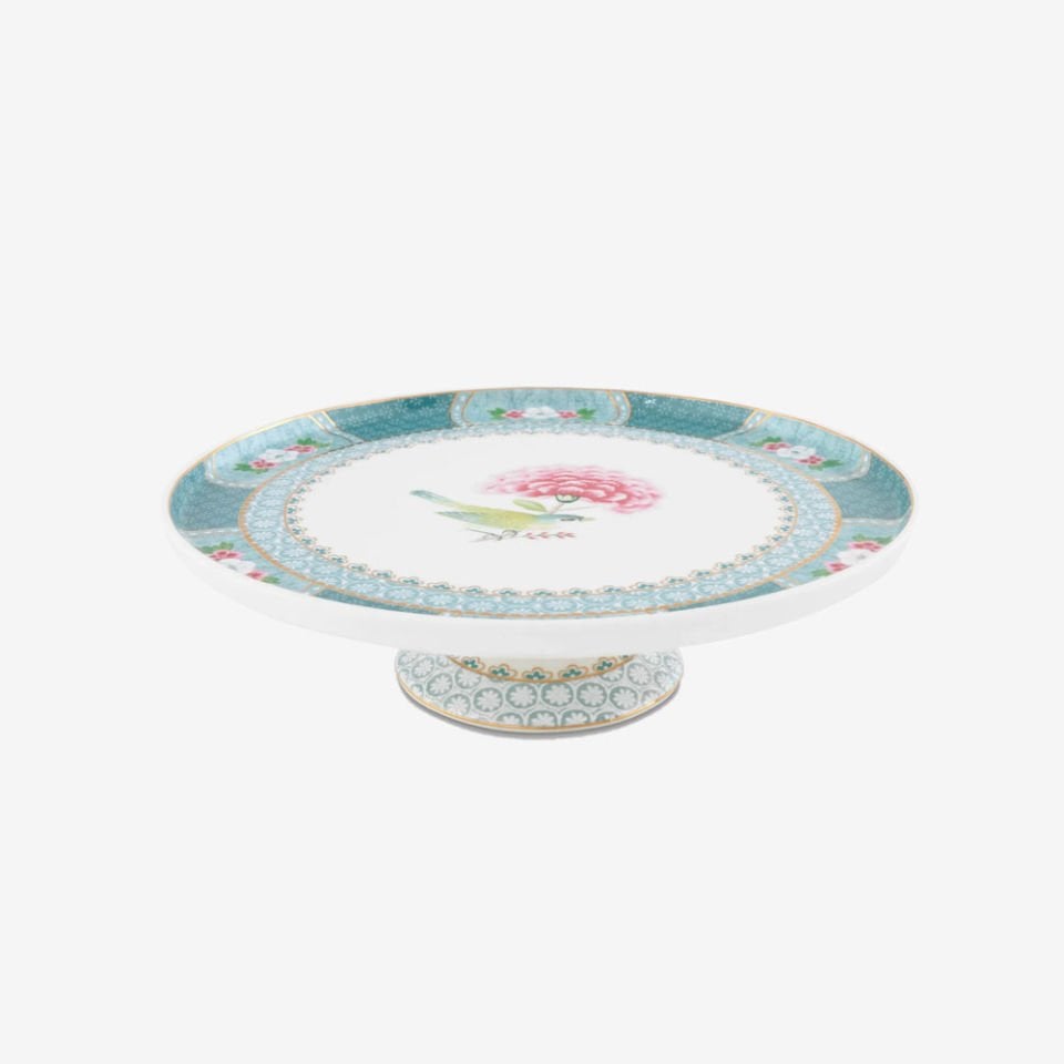 Mavi Porselen Kek Standı 21 Cm Blushing Birds Collection by Pip Studio