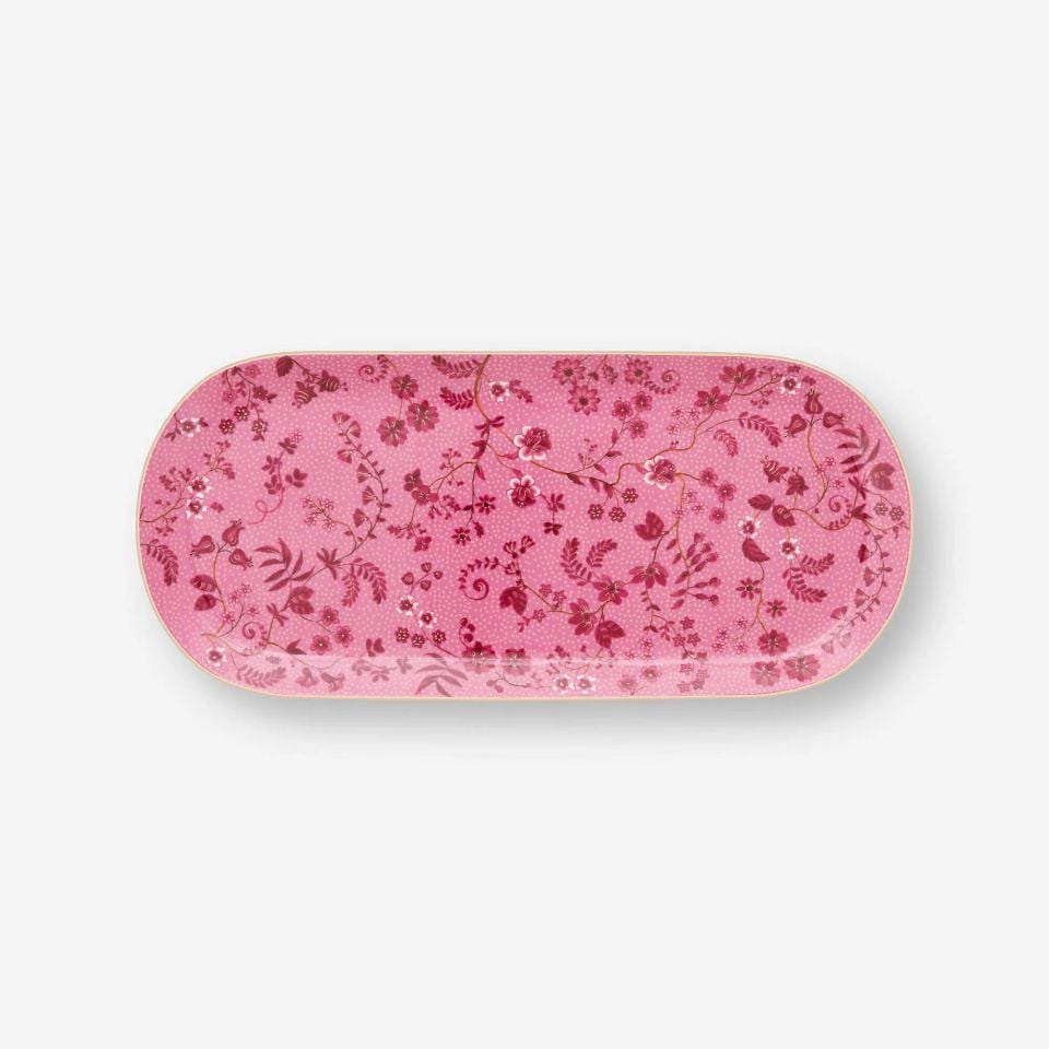 Pembe Porselen Servis Tabağı 33 Cm Jolie Collection by Pip Studio