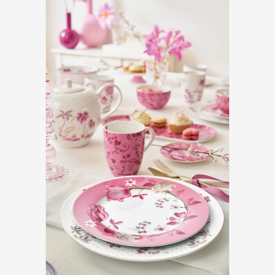 Pembe Porselen Servis Tabağı 33 Cm Jolie Collection by Pip Studio