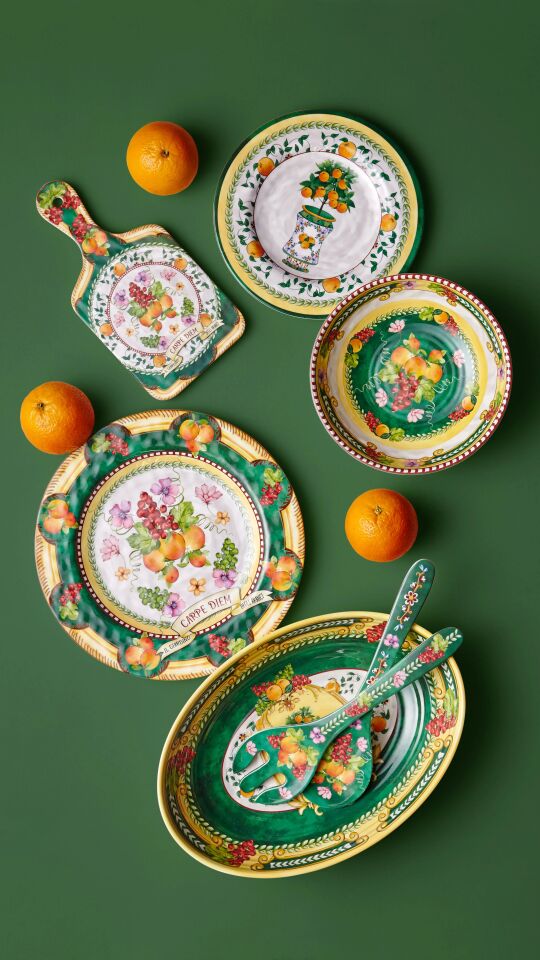 Carpe Diem Meyve Bahçesi Tabak 21,5cm