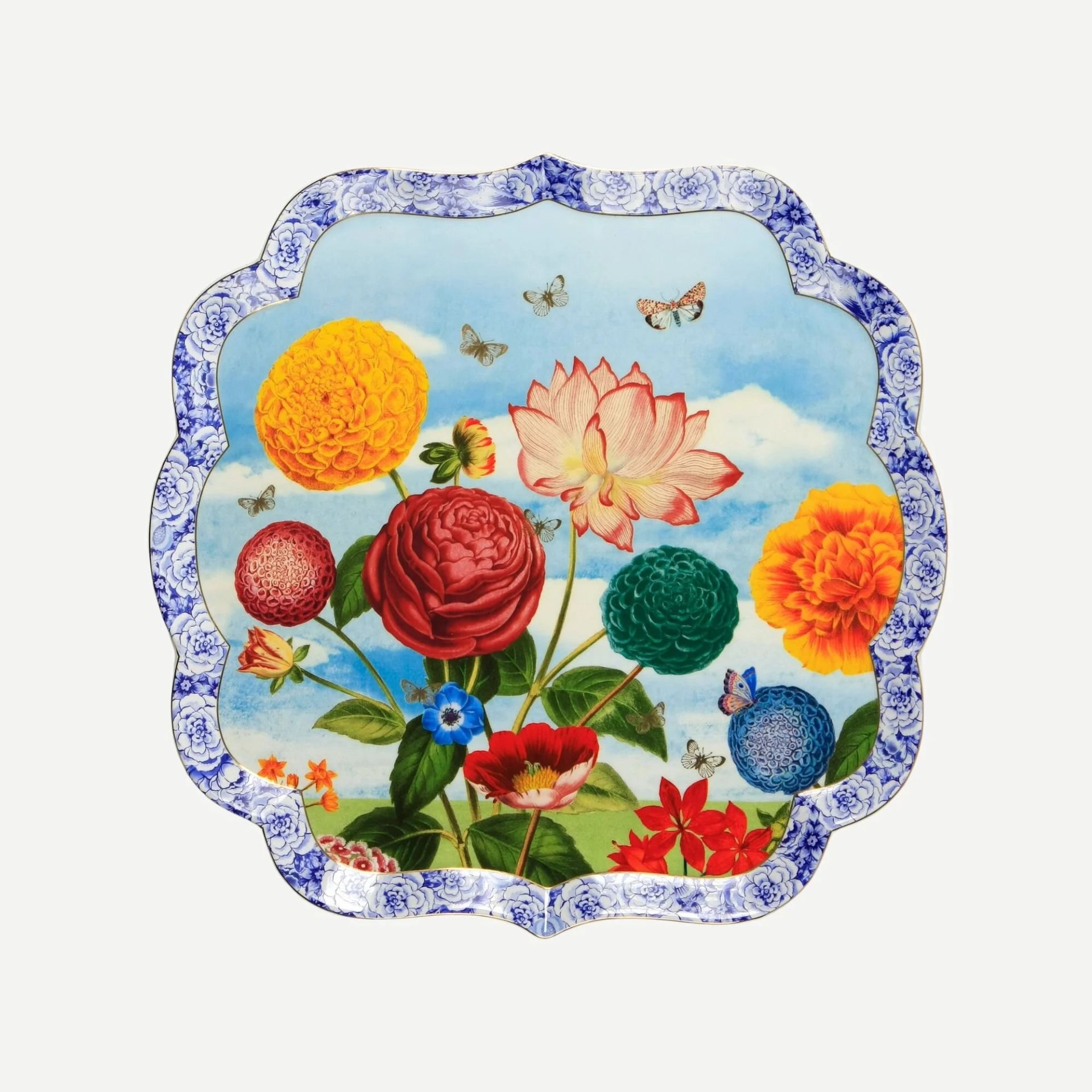 Beyaz Porselen Tepsi 38 Cm Royal Collection by Pip Studio