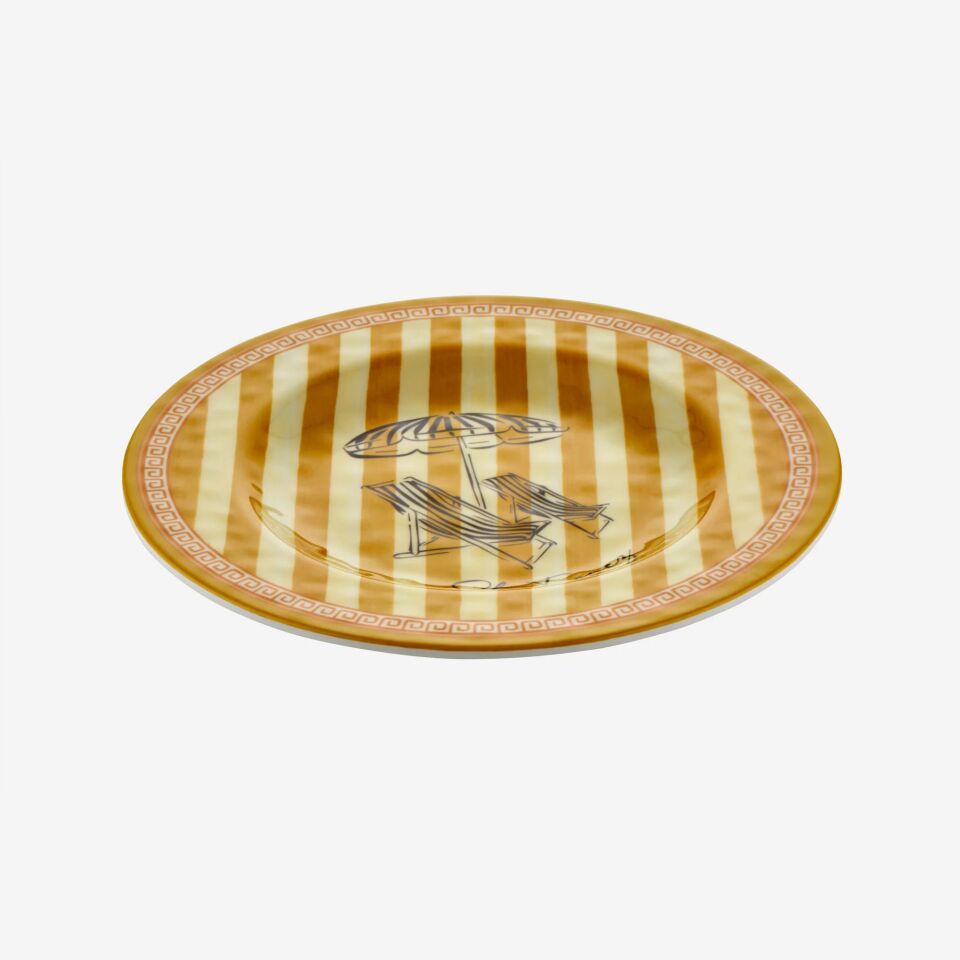 Chiara Alessi Sarı Melamin Kahvaltı Tabağı 21,5 Cm Cote D Azur Collection