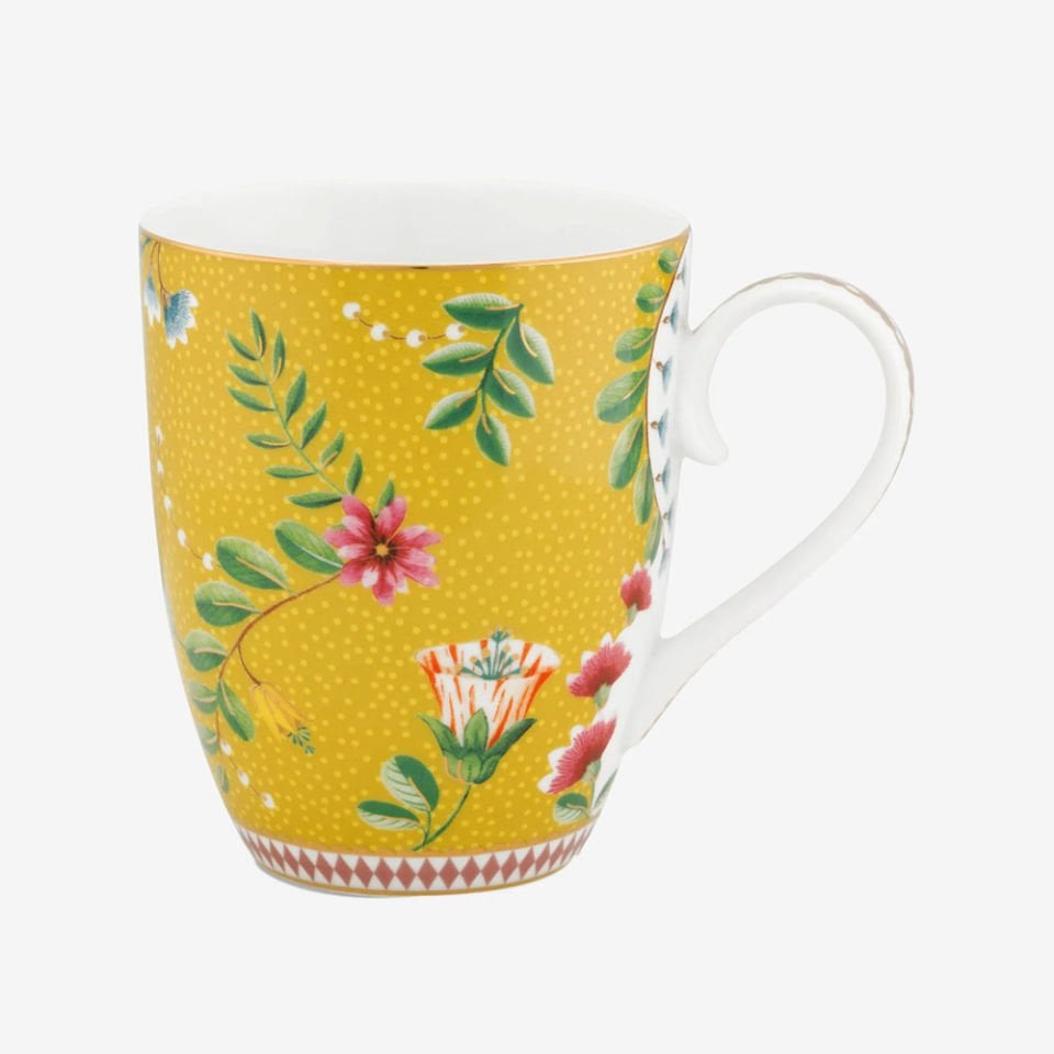 Sarı Porselen Kahvaltı Seti 3 Parça La Majorelle Collection by Pip Studio