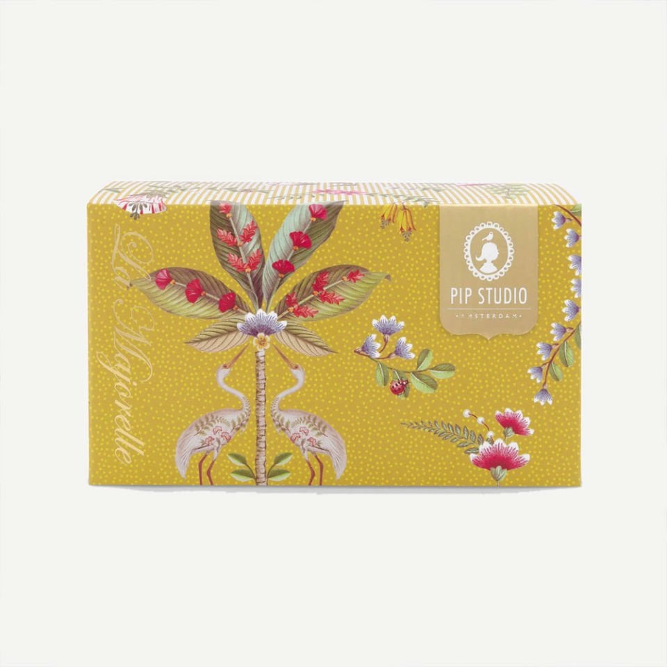 Sarı Porselen Kahvaltı Seti 3 Parça La Majorelle Collection by Pip Studio