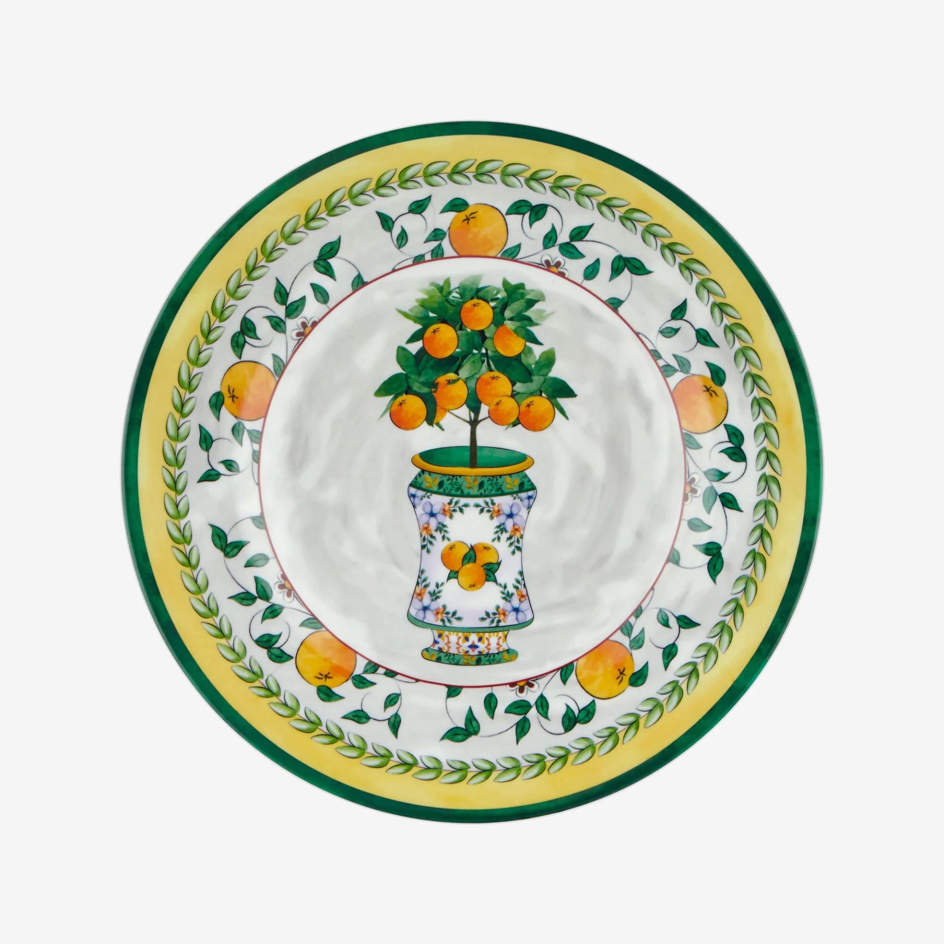 Yeşil Melamin Kahvaltı Tabağı 21,5 Cm Carpe Diem Collection by Chiara Alessi