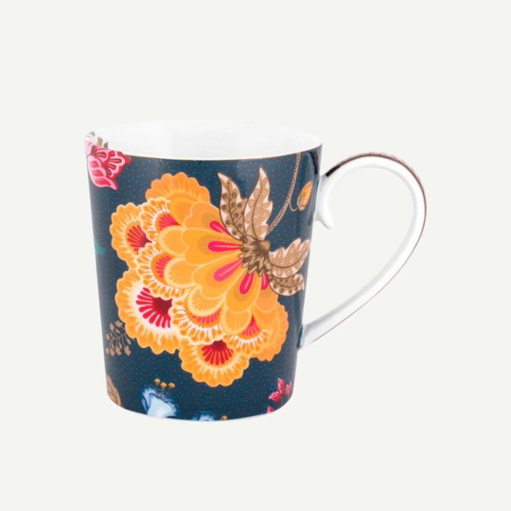 Mavi Porselen Kupa 350 Ml Alphabet Collection by Pip Studio