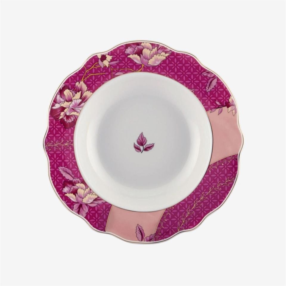 Pembe Porselen Yemek Takımı 24 Parça Allure Collection by Chiara Alessi