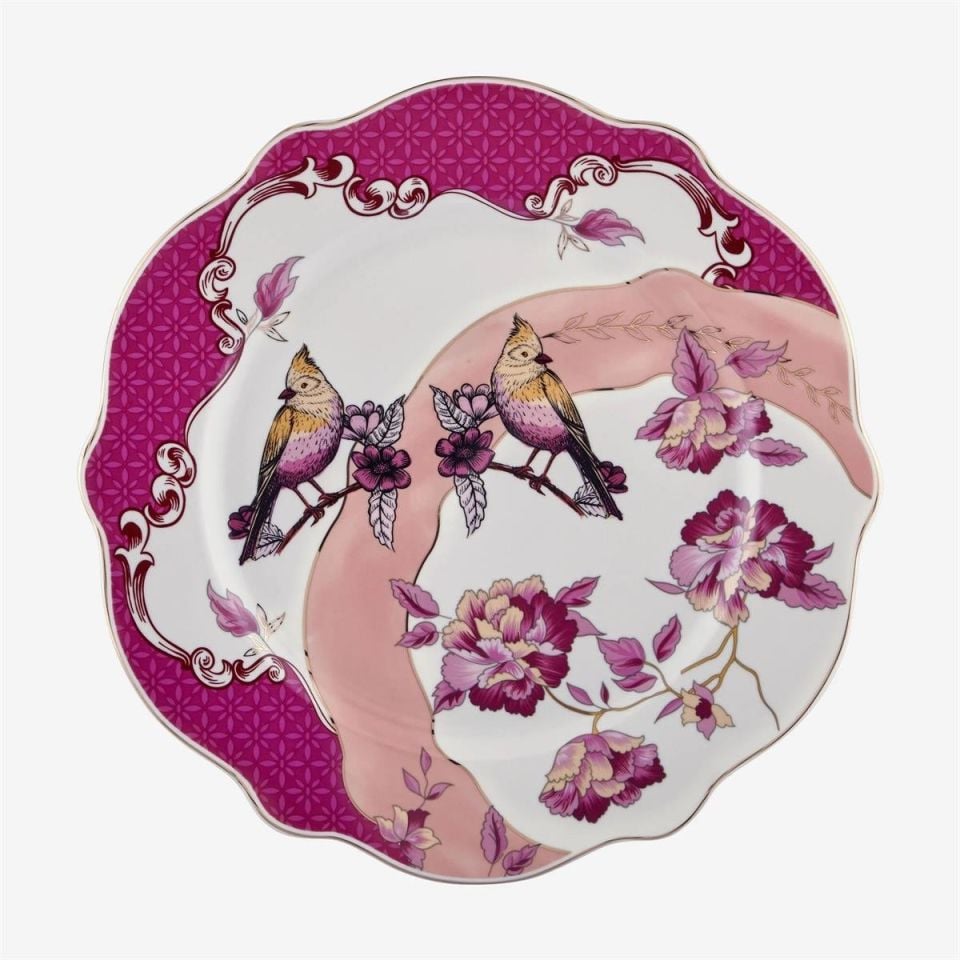 Pembe Porselen Yemek Takımı 24 Parça Allure Collection by Chiara Alessi