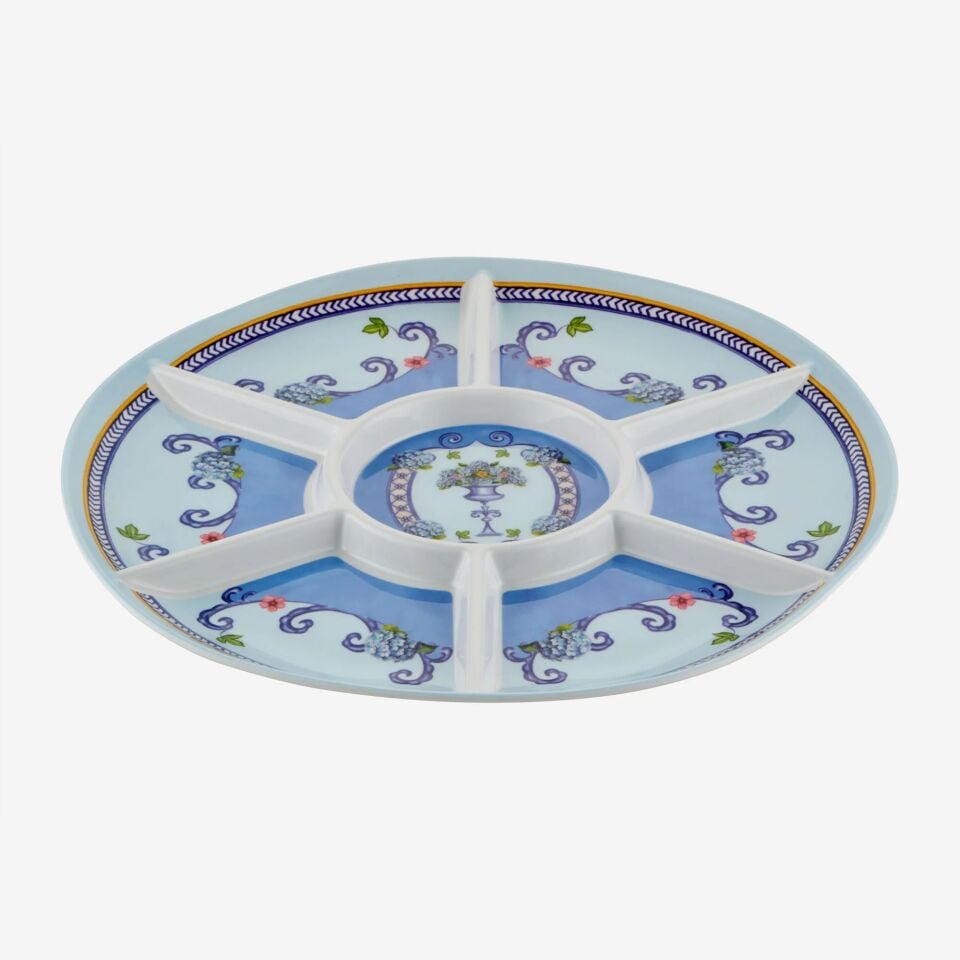 Chiara Alessi Mavi Melamin Servis Tepsisi 40 Cm Amore Collection