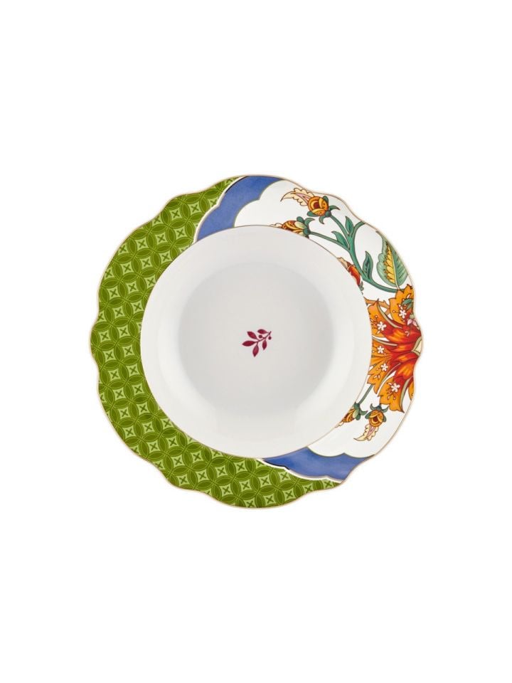 Yeşil Porselen Yemek Takımı Allure Collection by Chiara Alessi