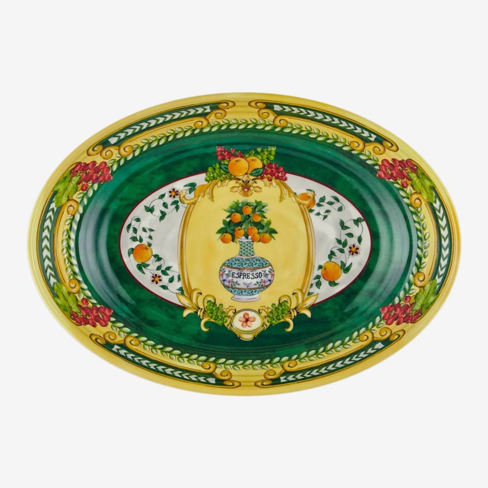 Yeşil Melamin Servis Kasesi 33 Cm Carpe Diem Collection by Chiara Alessi