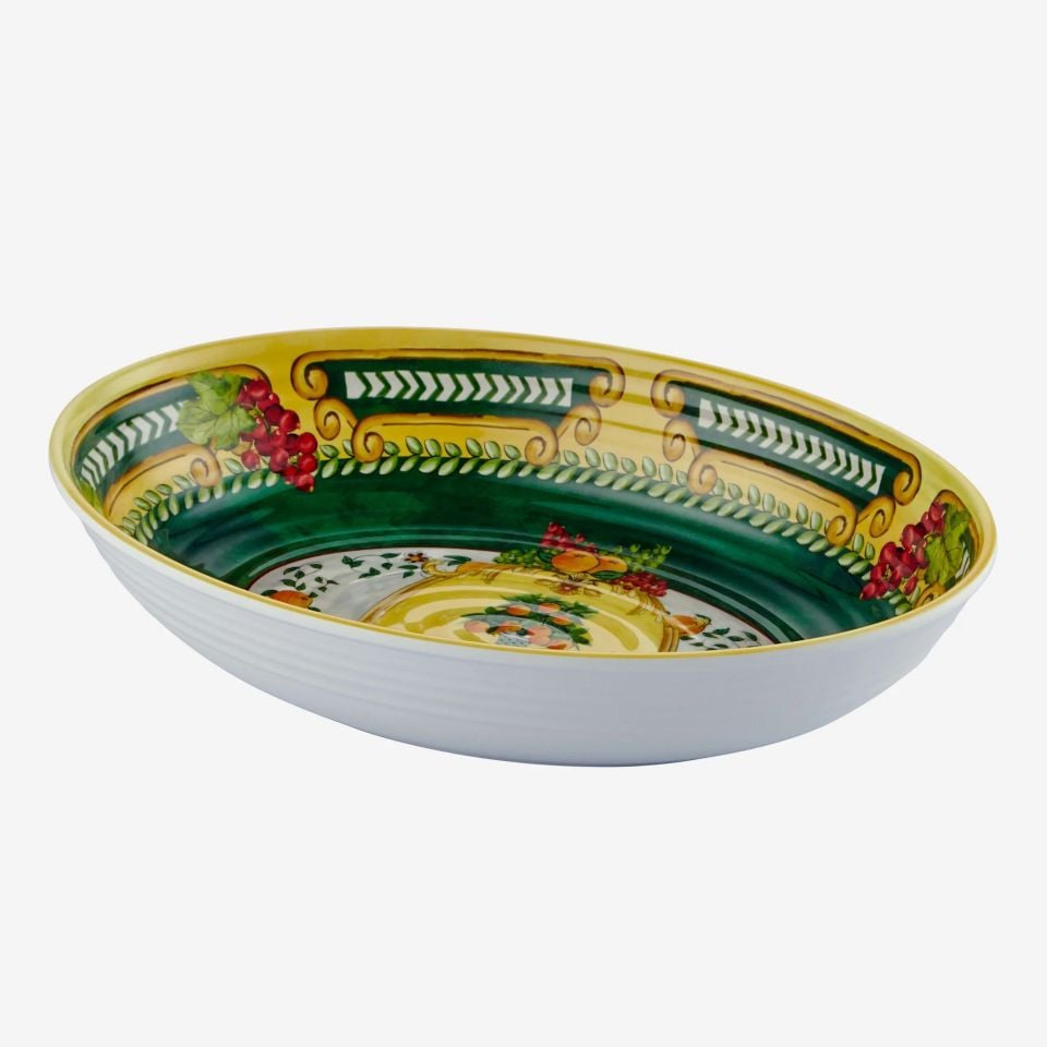 Yeşil Melamin Servis Kasesi 33 Cm Carpe Diem Collection by Chiara Alessi