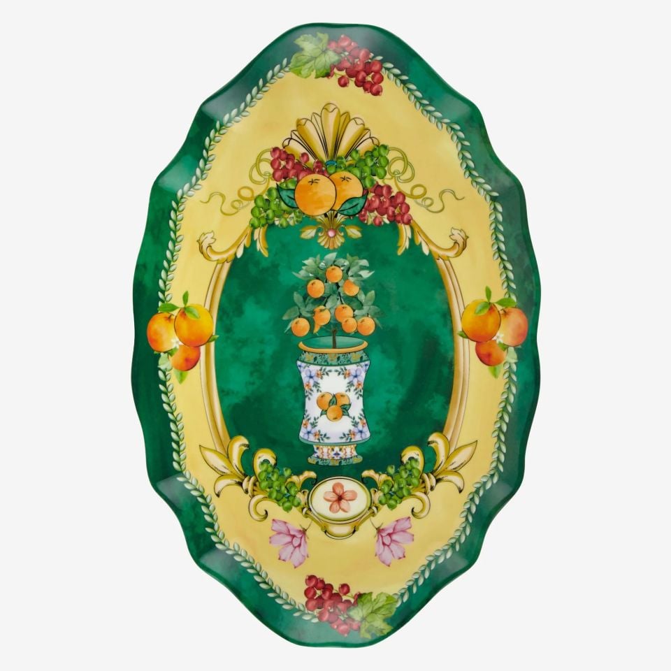 Yeşil Melamin Meze Tabağı 7 Parça Carpe Diem Collection by Chiara Alessi