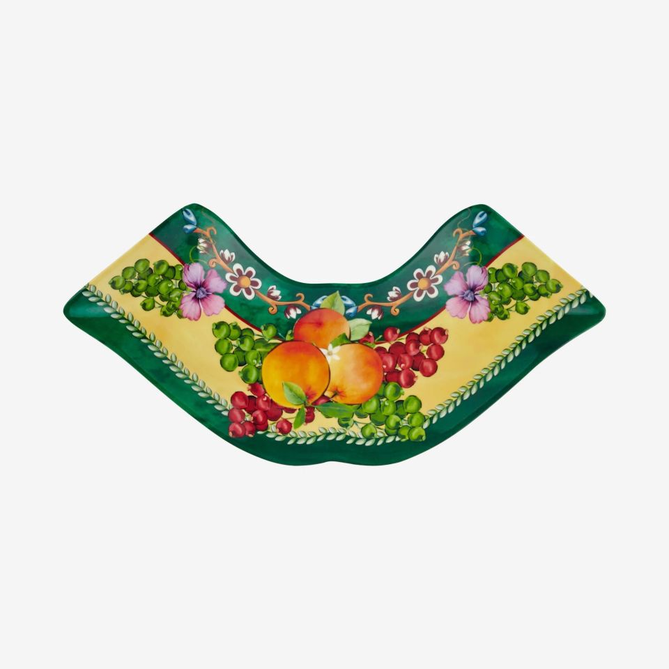 Yeşil Melamin Meze Tabağı 7 Parça Carpe Diem Collection by Chiara Alessi