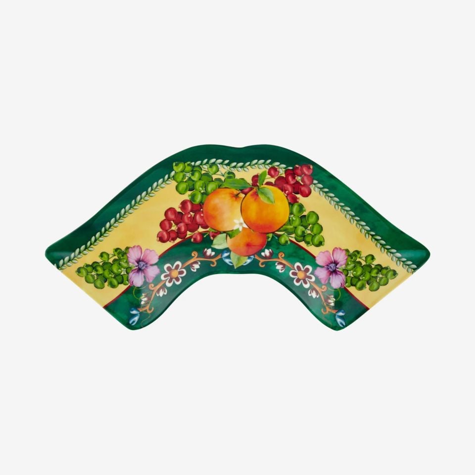 Yeşil Melamin Meze Tabağı 7 Parça Carpe Diem Collection by Chiara Alessi