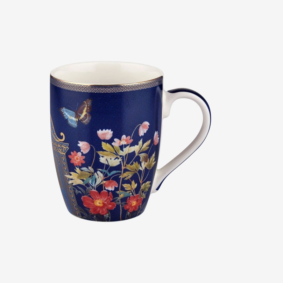 Lacivert Porselen Kupa 300 Ml Butterfly Walley Collection by Chiara Alessi