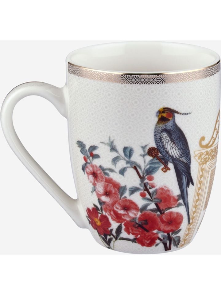 Beyaz Porselen Kupa 300 Ml Butterfly Walley Collection by Chiara Alessi