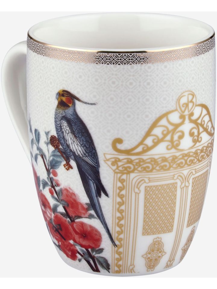 Beyaz Porselen Kupa 300 Ml Butterfly Walley Collection by Chiara Alessi