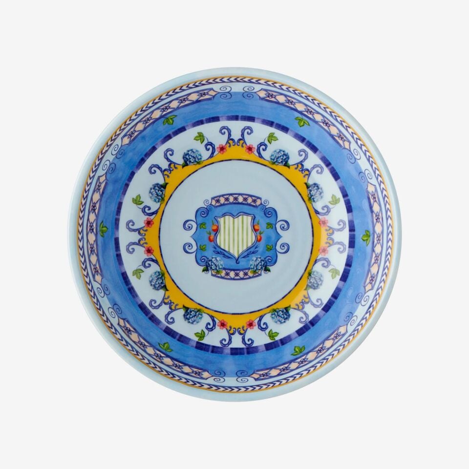 Chiara Alessi Mavi Melamin Servis Kasesi 20 Cm Amore Collection