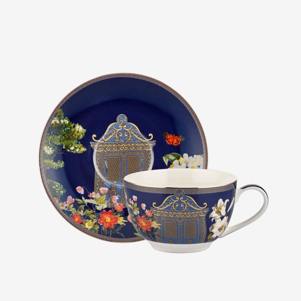 Mix Porselen Çay Fincan Seti 200 Ml Magic Garden Collection by Chiara Alessi