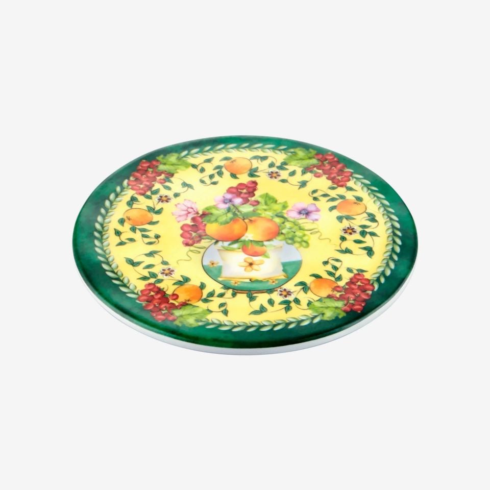 Yeşil Melamin Bardak Altlığı 3 Parça Carpe Diem Collection by Chiara Alessi