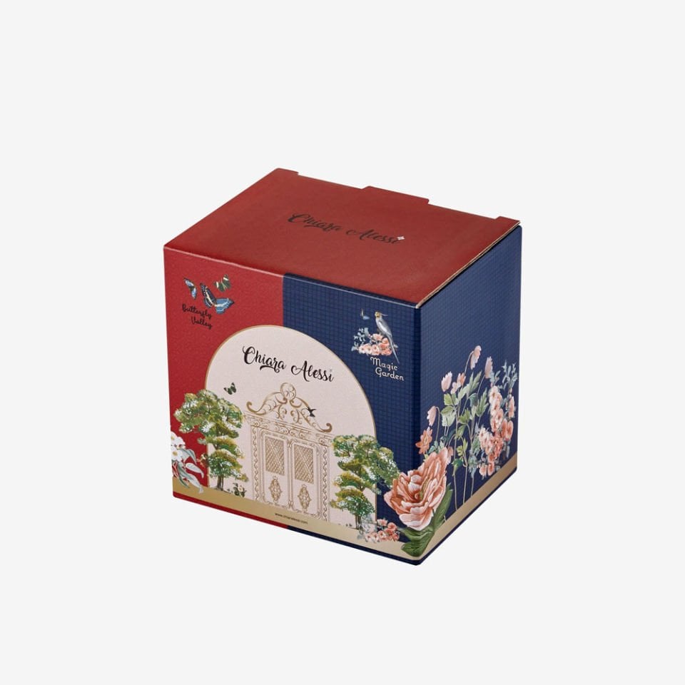 Lacivert Porselen Tek Kişilik Çay Seti 350 Ml Magic Garden Collection by Chiara Alessi