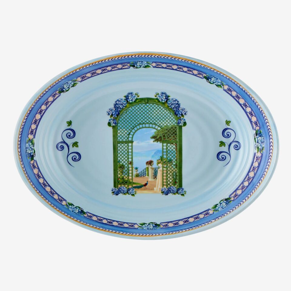 Chiara Alessi Mavi Melamin Servis Kasesi 33 Cm Amore Collection