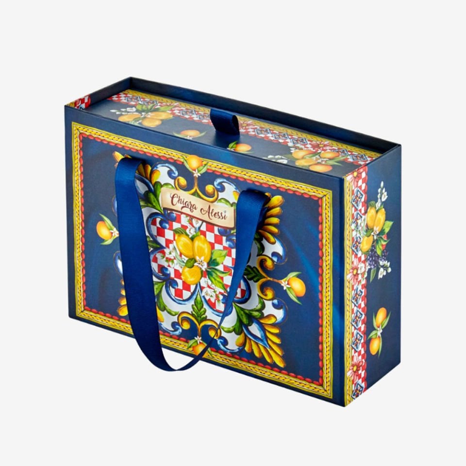 Mavi Porselen Kahve Fincan Seti 120 Ml La Felicita Collection by Chiara Alessi