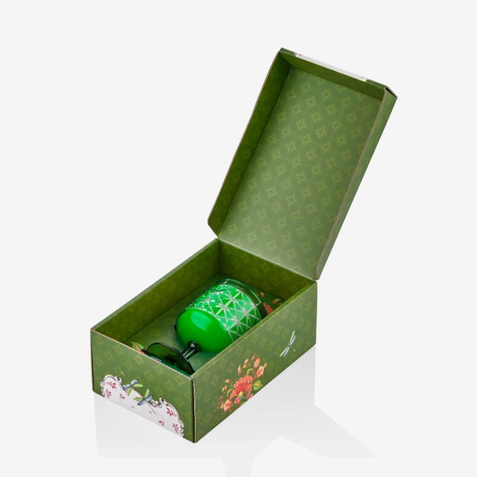 Yeşil Cam Mum 300 Ml Luce Green Tea Collection by Chiara Alessi