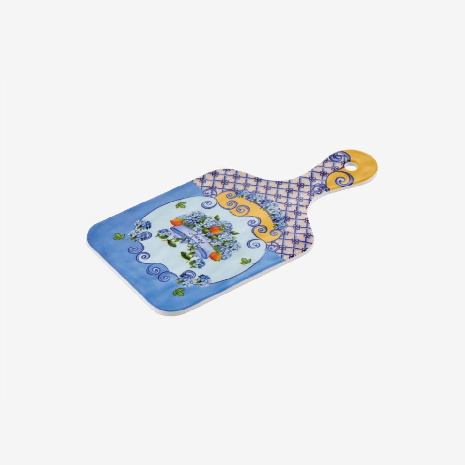 Chiara Alessi Mavi Melamin Sunum Tahtası 25 Cm Amore Collection