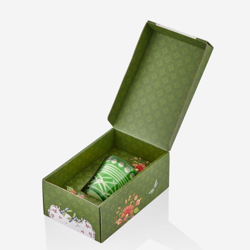 Yeşil Cam Mum 10 Cm Fortino Collection by Chiara Alessi