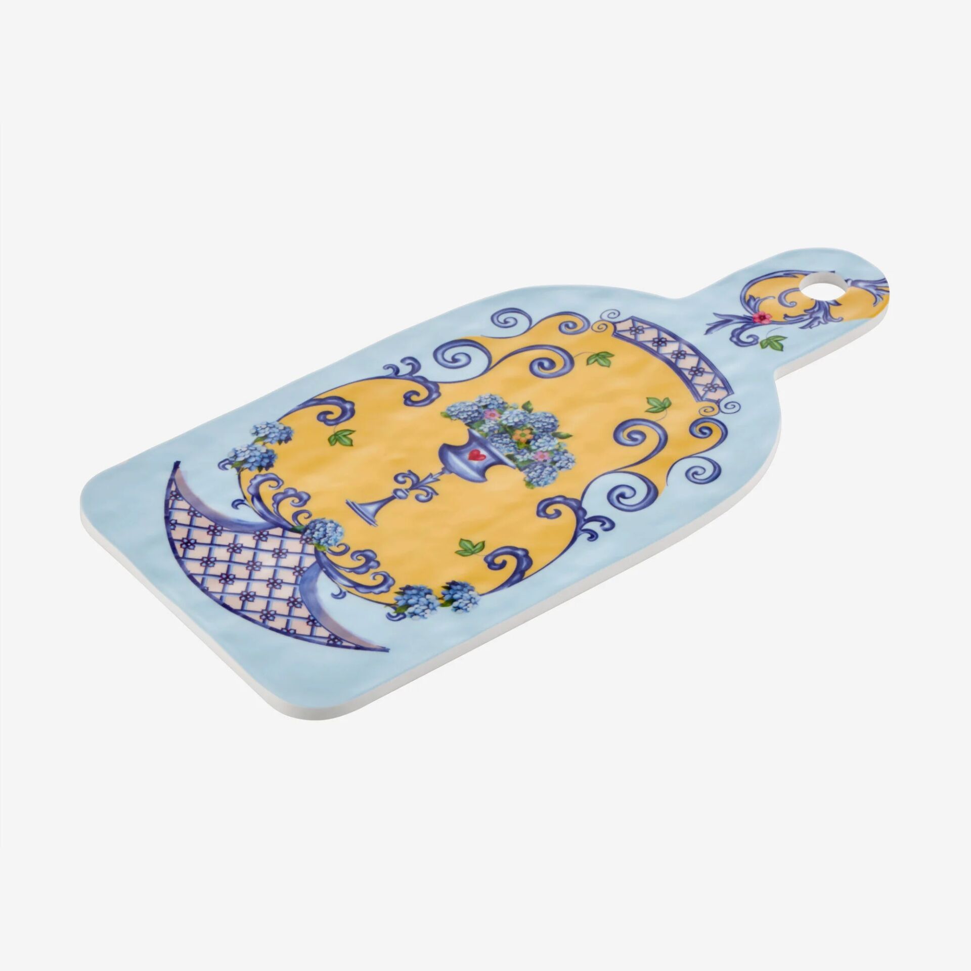 Chiara Alessi Mavi Melamin Sunum Tahtası 34 Cm Amore Collection