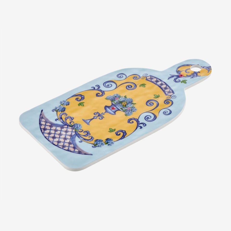 Chiara Alessi Mavi Melamin Sunum Tahtası 34 Cm Amore Collection
