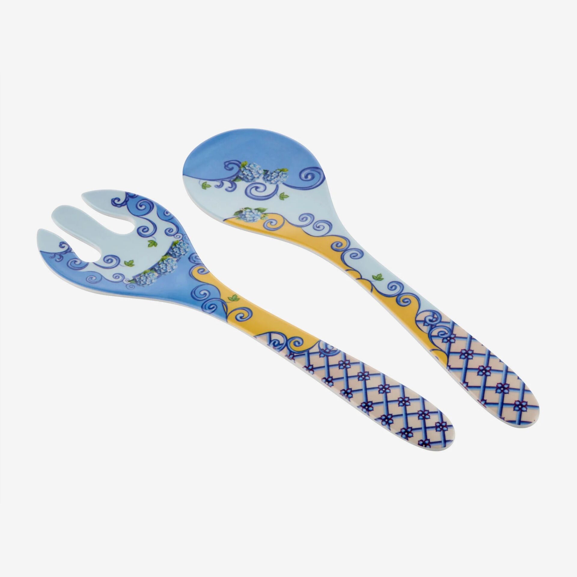 Chiara Alessi Mavi Melamin Servis Seti 28 Cm Amore Collection