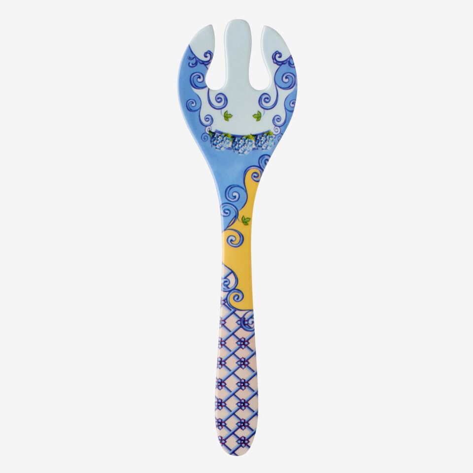 Chiara Alessi Mavi Melamin Servis Seti 28 Cm Amore Collection