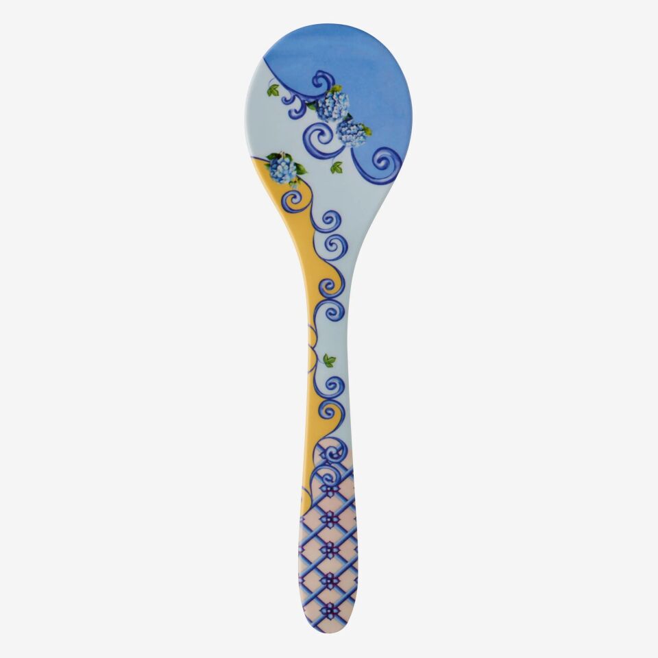 Chiara Alessi Mavi Melamin Servis Seti 28 Cm Amore Collection