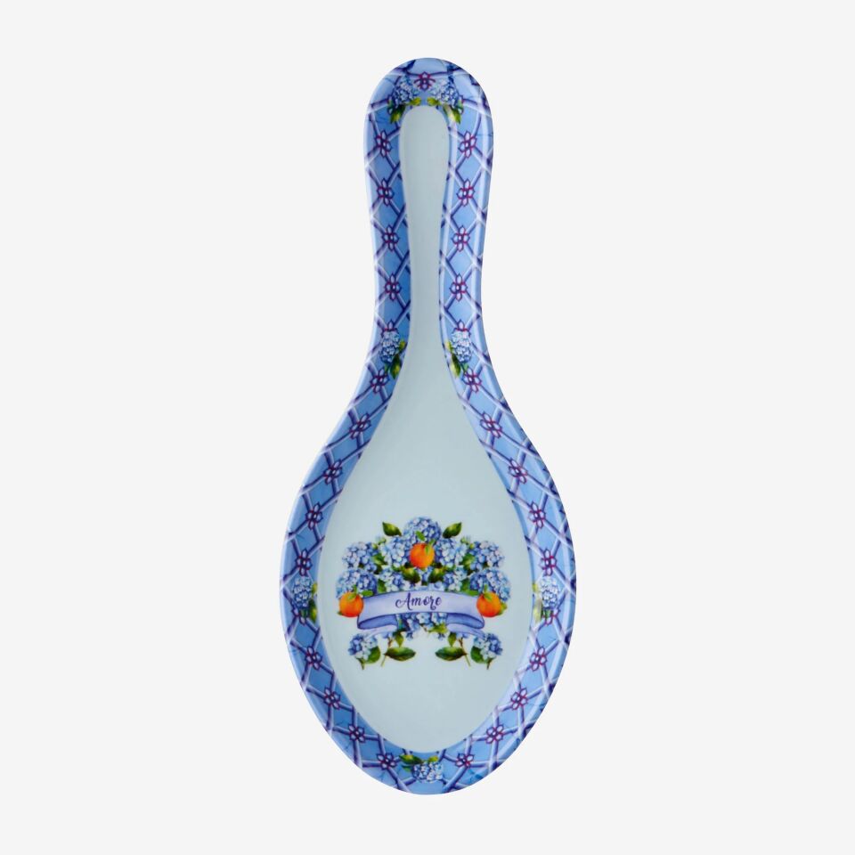 Chiara Alessi Mavi Melamin Kaşıklık 24 Cm Amore Collection