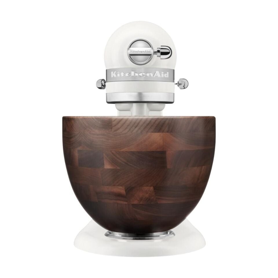 KitchenAid Artisan 4,7 L Stand Mikser ve Ahşap Kase 5KSM156WBEPL