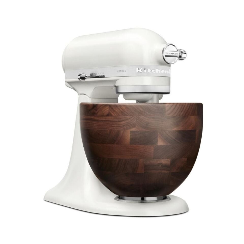 KitchenAid Artisan 4,7 L Stand Mikser ve Ahşap Kase 5KSM156WBEPL