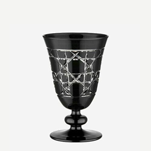 Siyah Cam Kadeh 280 Ml Gloria Collection by Chiara Alessi