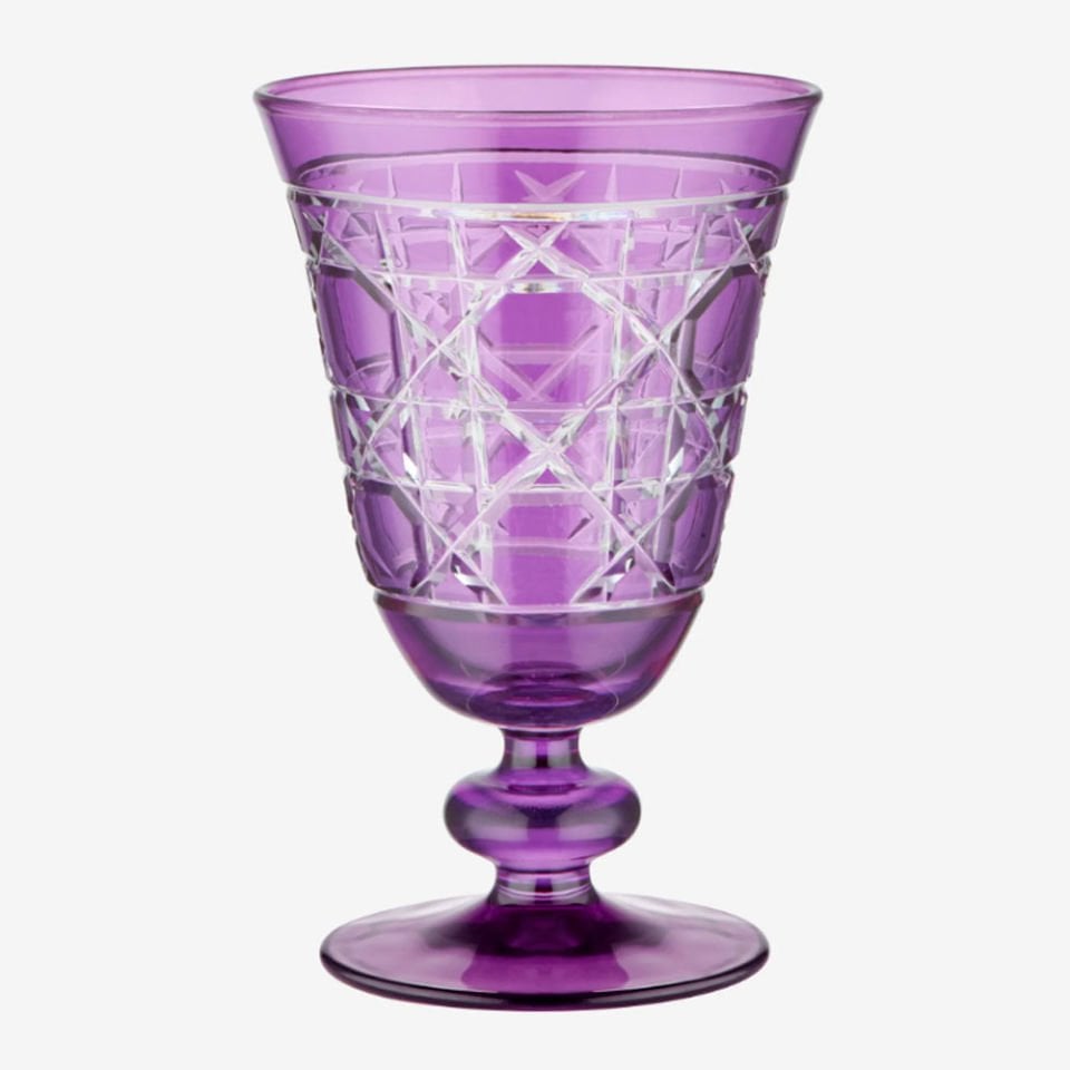 Mor Cam Kadeh 280 Ml Gloria Collection by Chiara Alessi