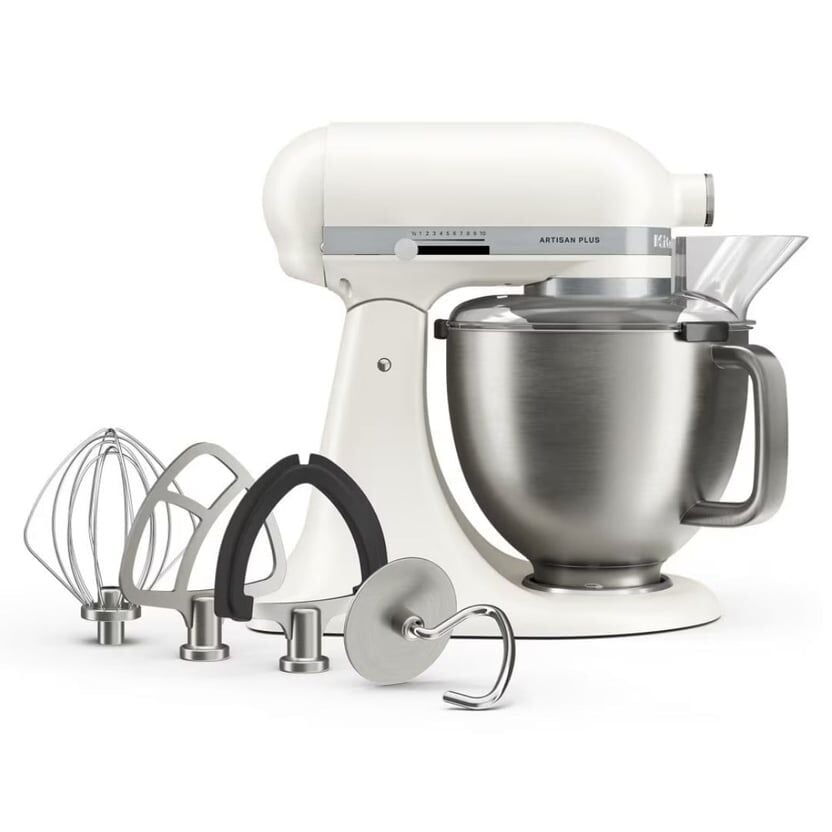 KitchenAid Artisan Plus 4,7 L Stand Mikser 5KSM50PKVEPL  Porcelain White