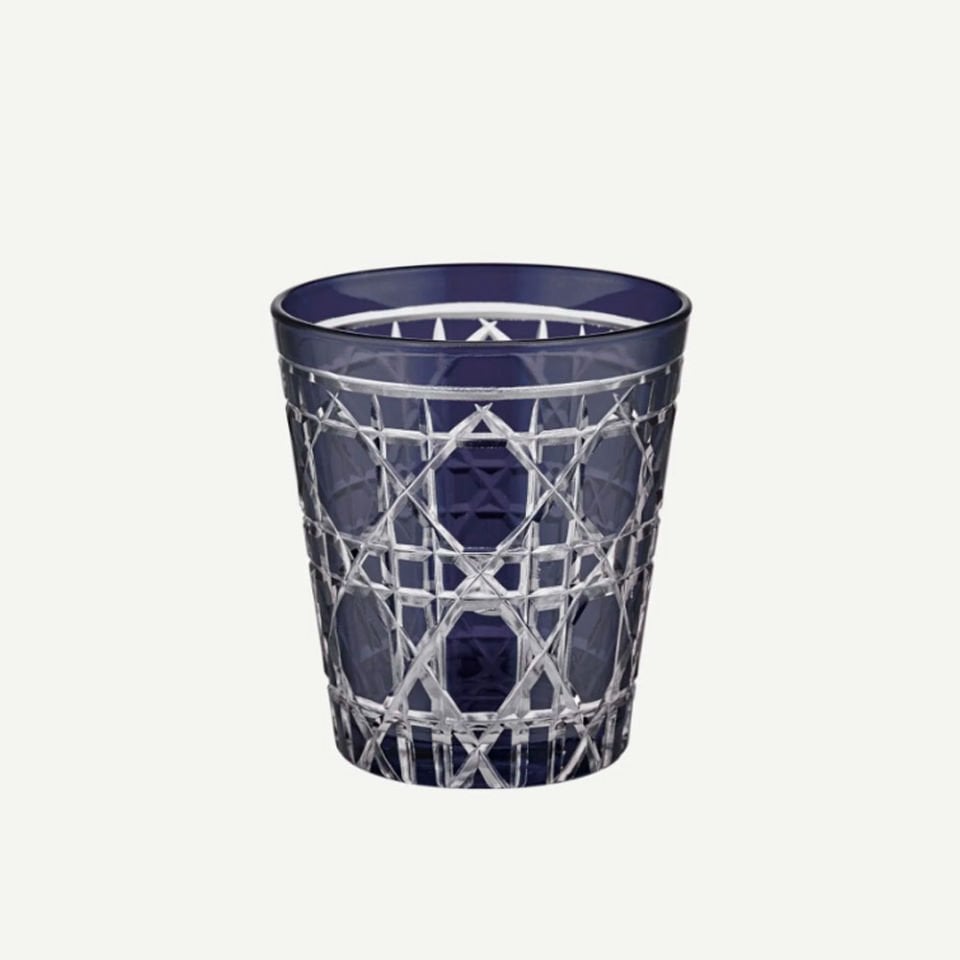 Siyah Cam Su Bardağı 345 Ml Gloria Collection by Chiara Alessi