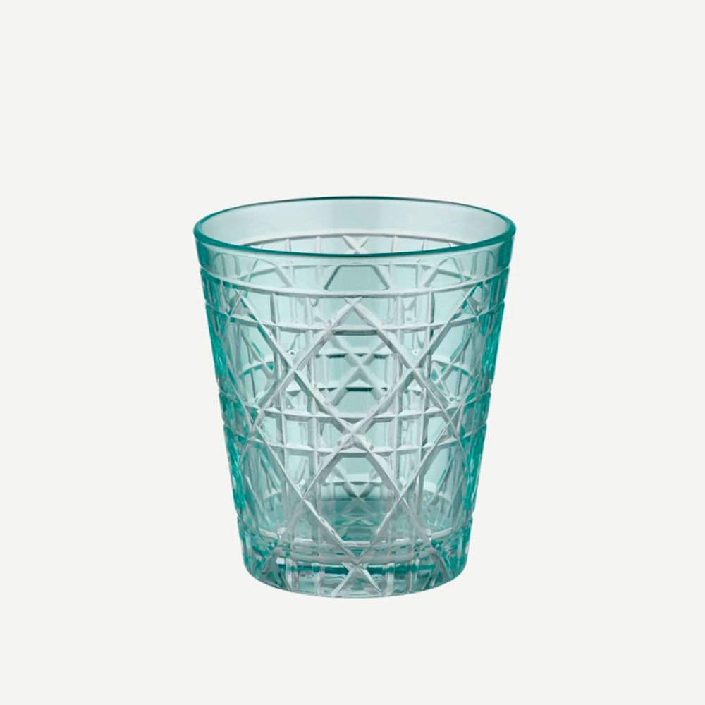 Turkuaz Cam Su Bardağı 345 Ml Gloria Collection by Chiara Alessi